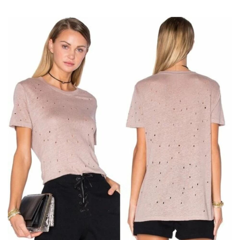 IRO Distressed Linen Tee